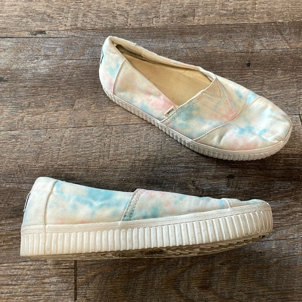 Toms tie dye Alpargata Indio Slip On Shoes